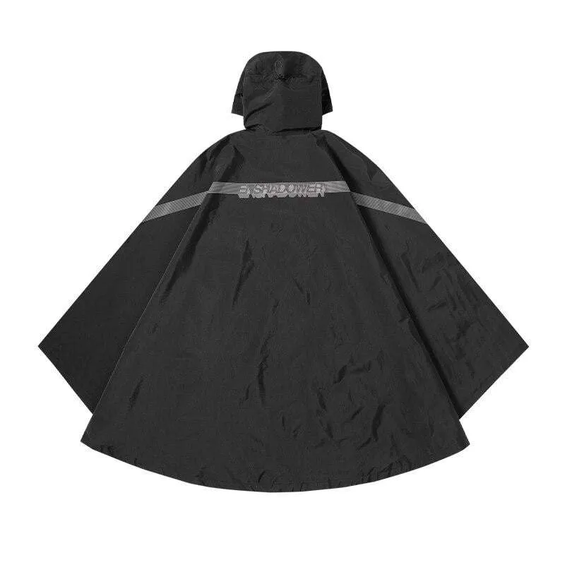 Techwear Black cape jacket