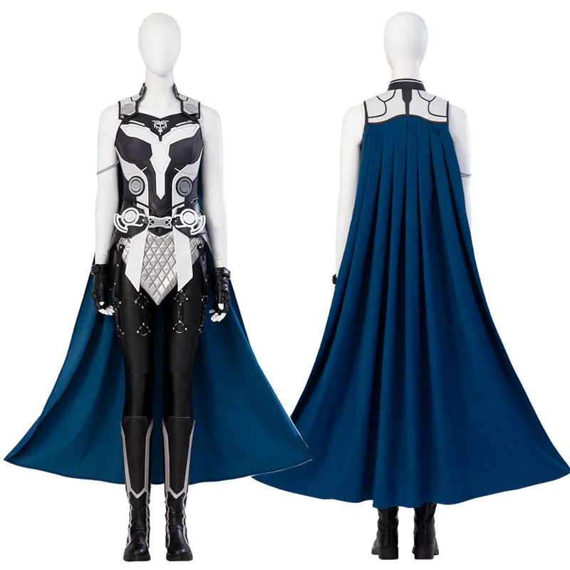 Thor 4 Love and Thunder Cosplay Valkyrie Costume Female Superhero Battle Suit Halloween Outfit