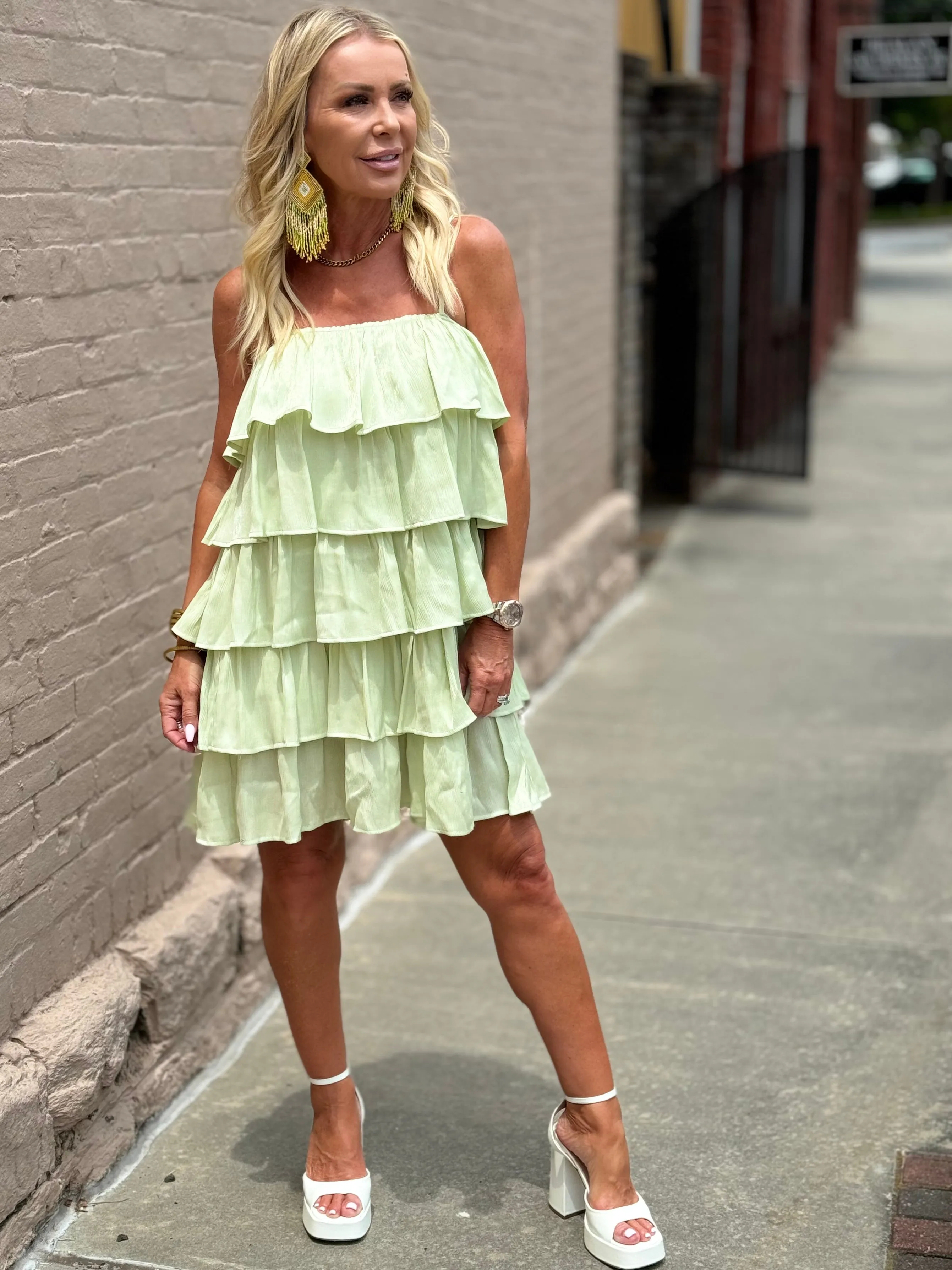 Tiered Ruffle Dress