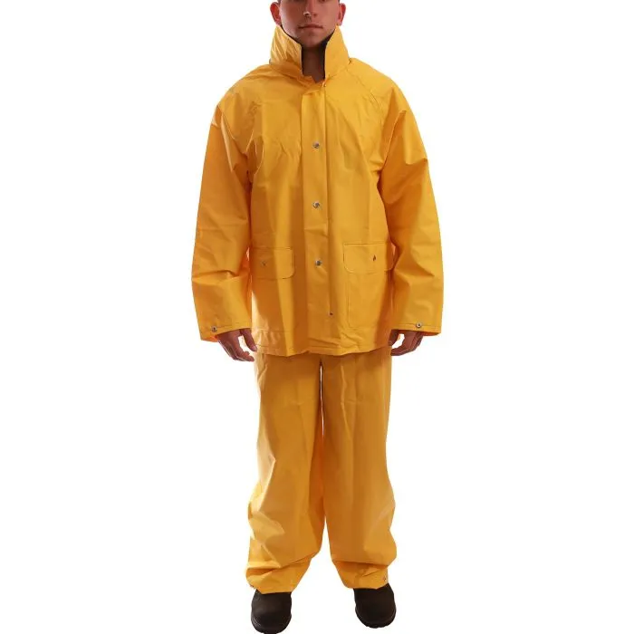 TINGLEY RUBBER CORP S63217.LG Comfort-Tuff 2-Piece Suit, Yellow, Large, 1 Each