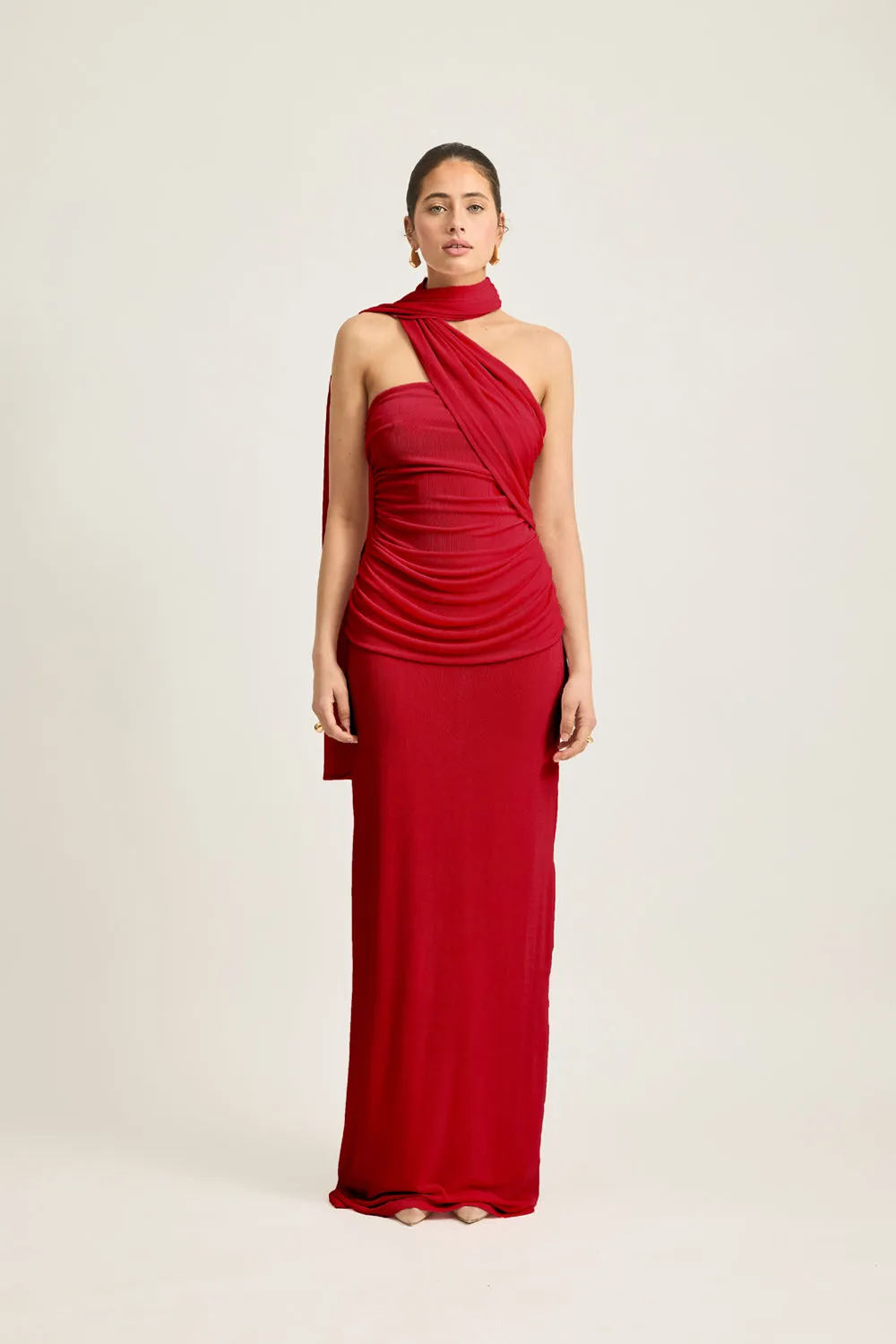 Tojhà Iesha Dress - Cherry Red