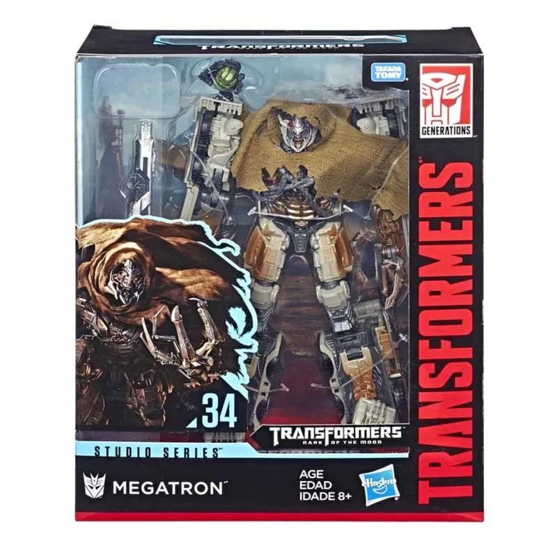 Transformers Toys Studio Series 34 Leader Class Dark of the Moon MovieMegatron with Igor