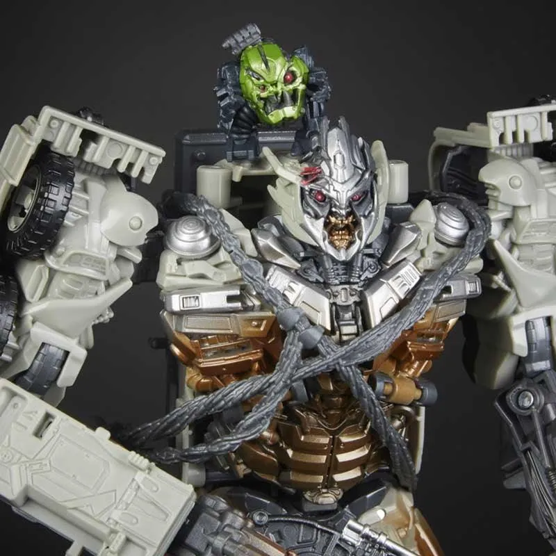 Transformers Toys Studio Series 34 Leader Class Dark of the Moon MovieMegatron with Igor