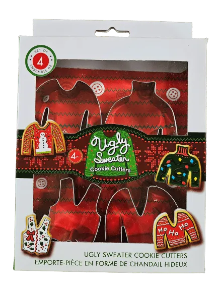 Ugly Sweaters Cookie Cutter Set