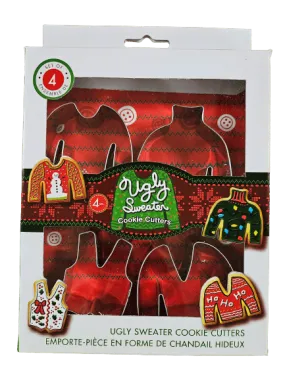 Ugly Sweaters Cookie Cutter Set