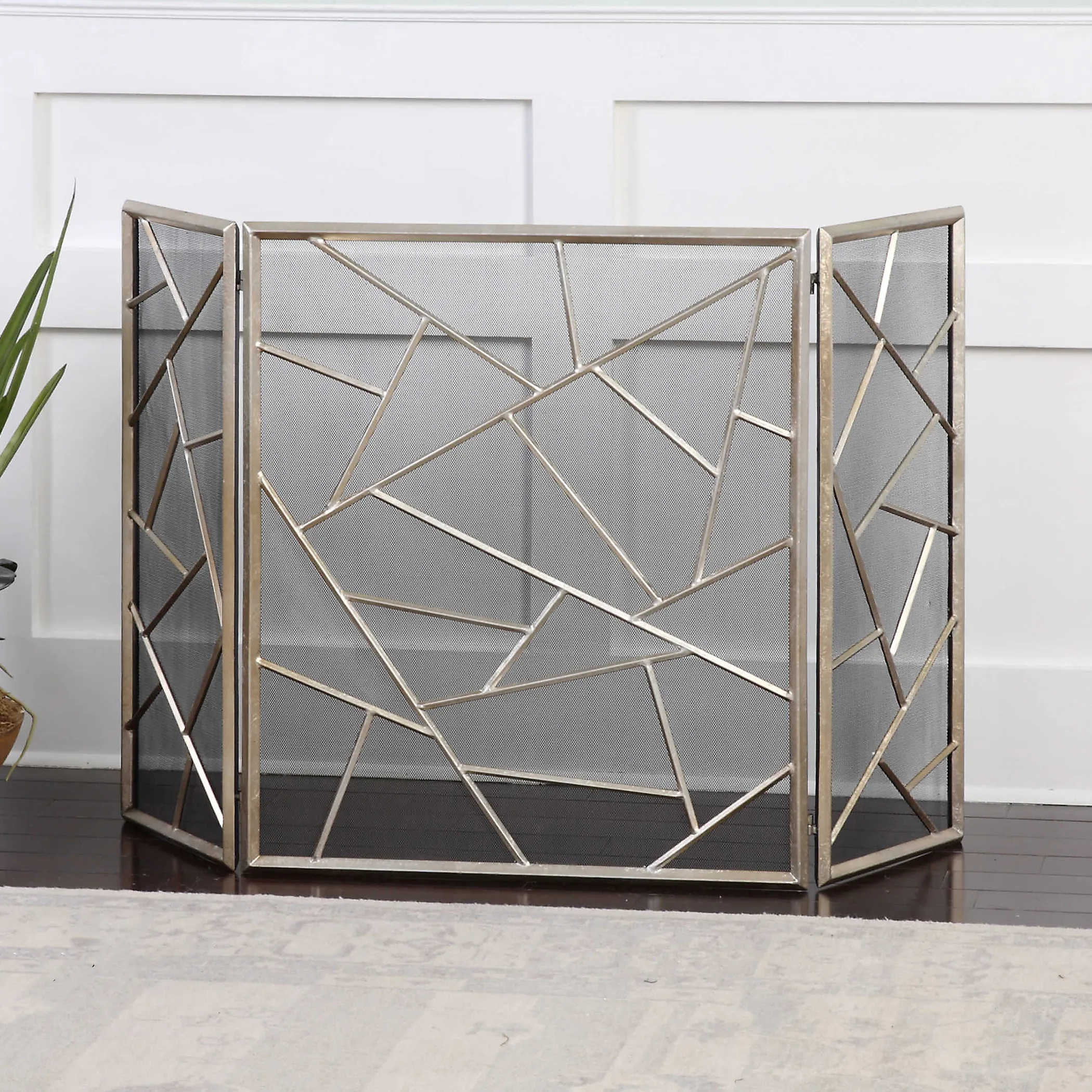 Uttermost Armino Modern Fireplace Screen