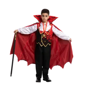 Vampire Costume Cosplay (Red)- Child