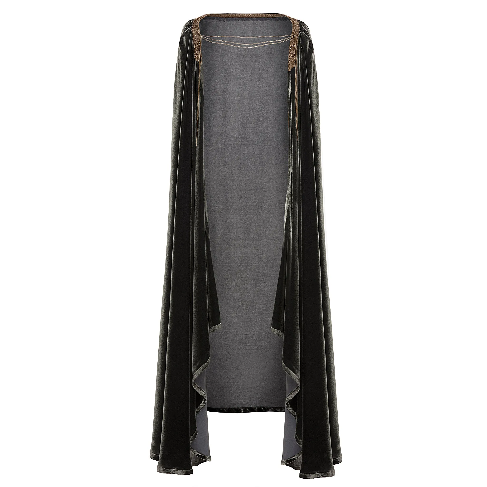 Velvet Embellished Cape