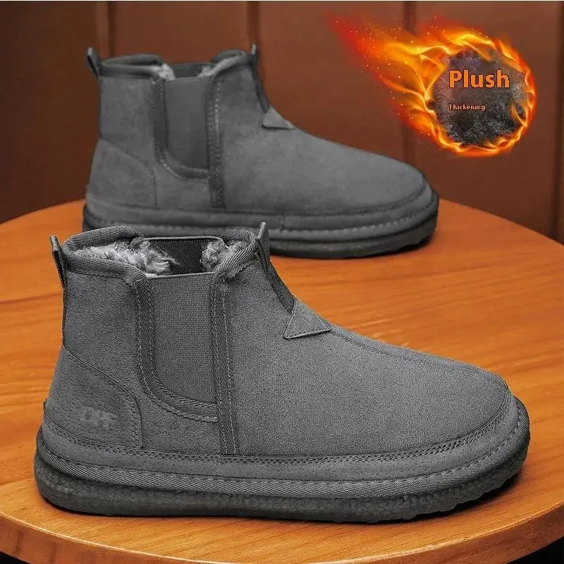 Winter Fleece Snow Boots For Men winter boots