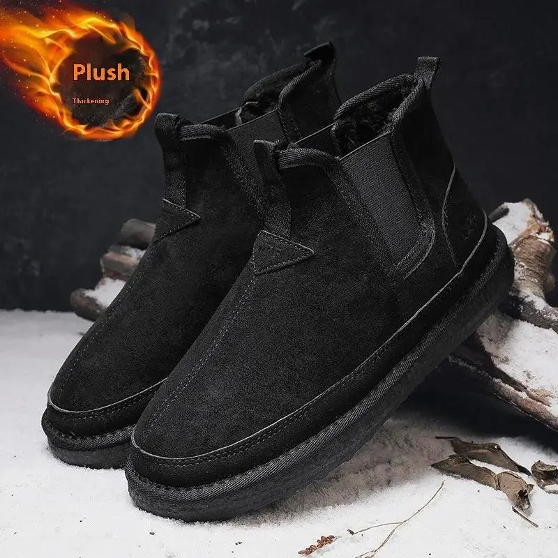 Winter Fleece Snow Boots For Men winter boots