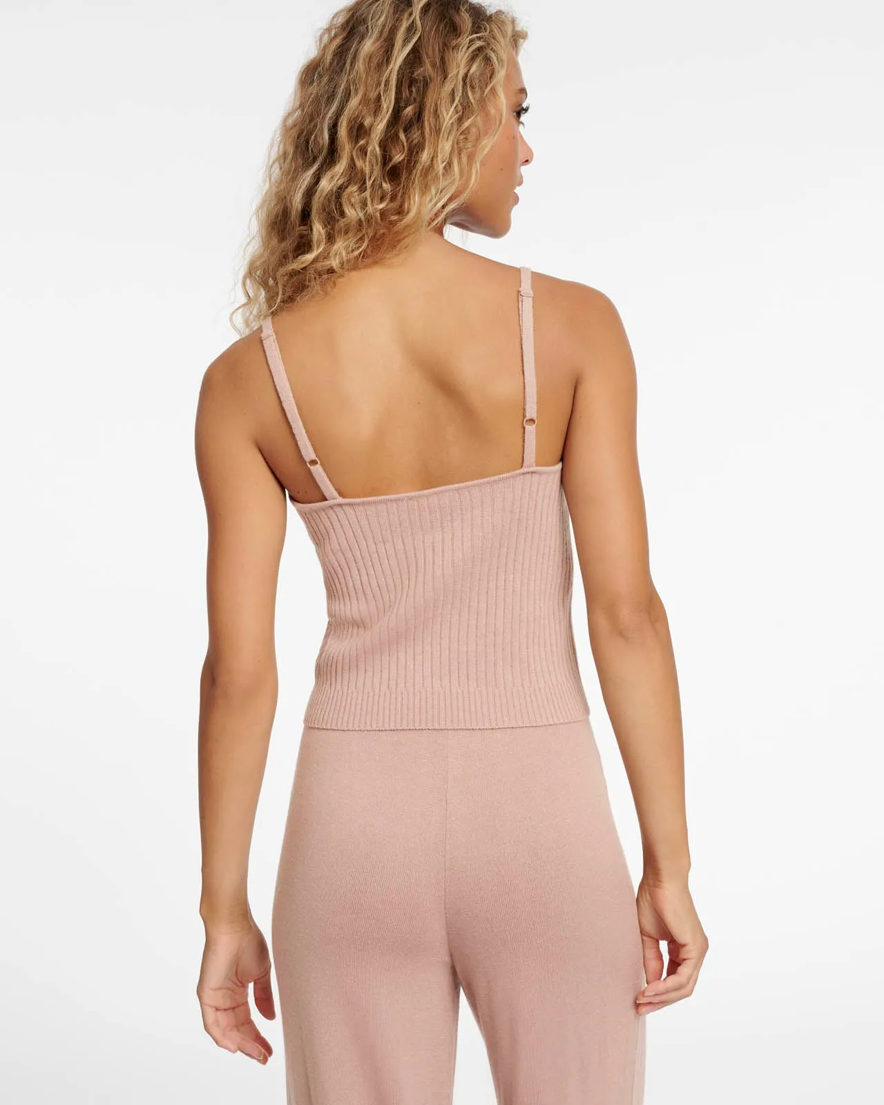 Wool Cashmere LYR Bustier Tank