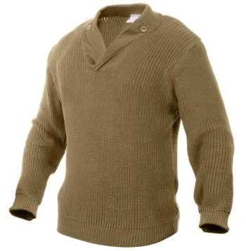 WWII Vintage Style Mechanics Sweater - Khaki