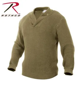 WWII Vintage Style Mechanics Sweater - Khaki